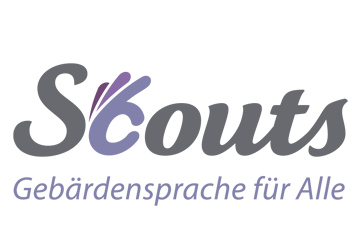 Logo Scouts Gebärdensprache für Alle